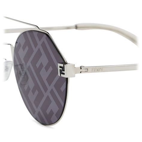 fendi men's round mirrored acetate sunglasses|Palladium.